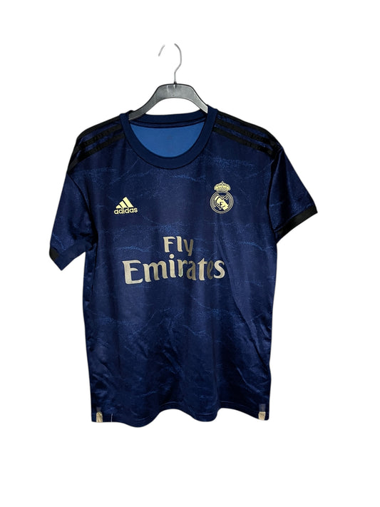 Real Madrid 2019–20 Away Shirt – Navy Blue “Fly Emirates” Jersey