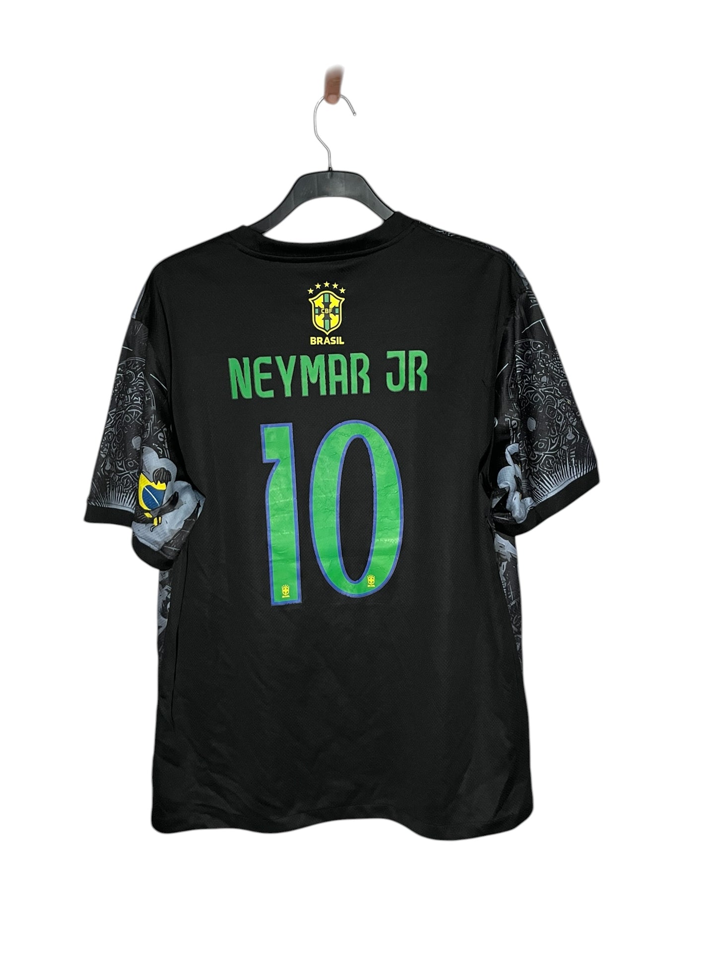 Brazil Neymar Jr “Jesus” Black Edition 2025–26 Jersey